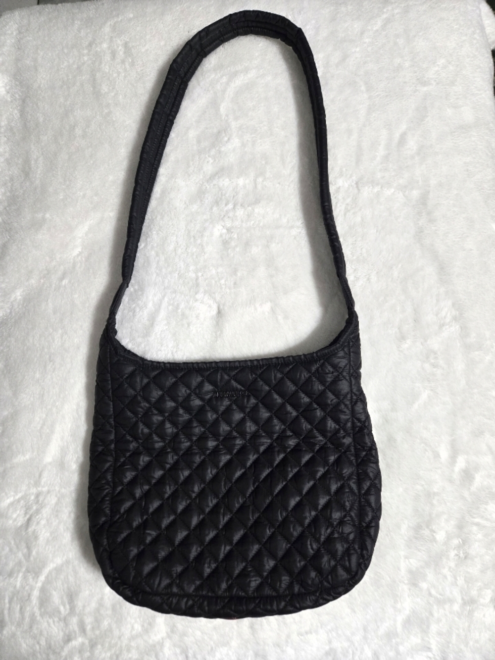 MZ Wallace Quilted Crossbody Bag in Black